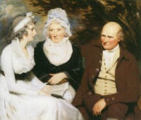Henry Raeburn John Johnstone of Alva, Betty Johnstone and Miss Wedderburn